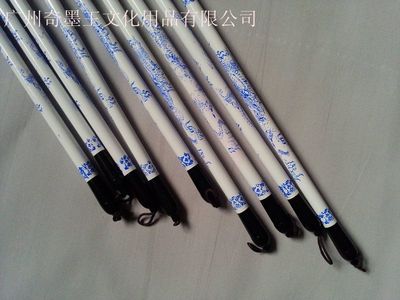 廠家直銷青花狼毫毛筆批發(fā) 優(yōu)選奇墨王，打造文化用品一站式采購方案